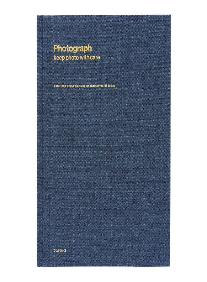 Delfonics Basic Photo Album B5 - Chambray Blue, Vinyl, 7"x10" - Image 1