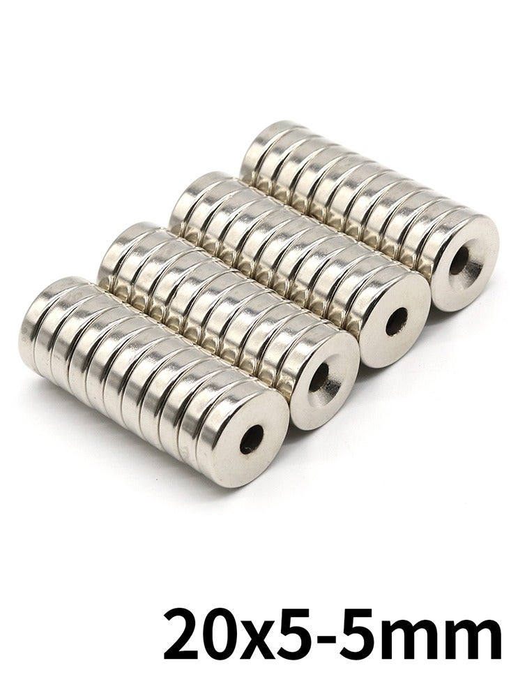 5Pcs 0.79x0.2-0.2 Refrigerator Magnet Neodymium Magnet 20mm x 5mm Hole 5mm NdFeB N35 Round Super Powerful Strong Permanent Magnetic imanes Disc  - Image 1
