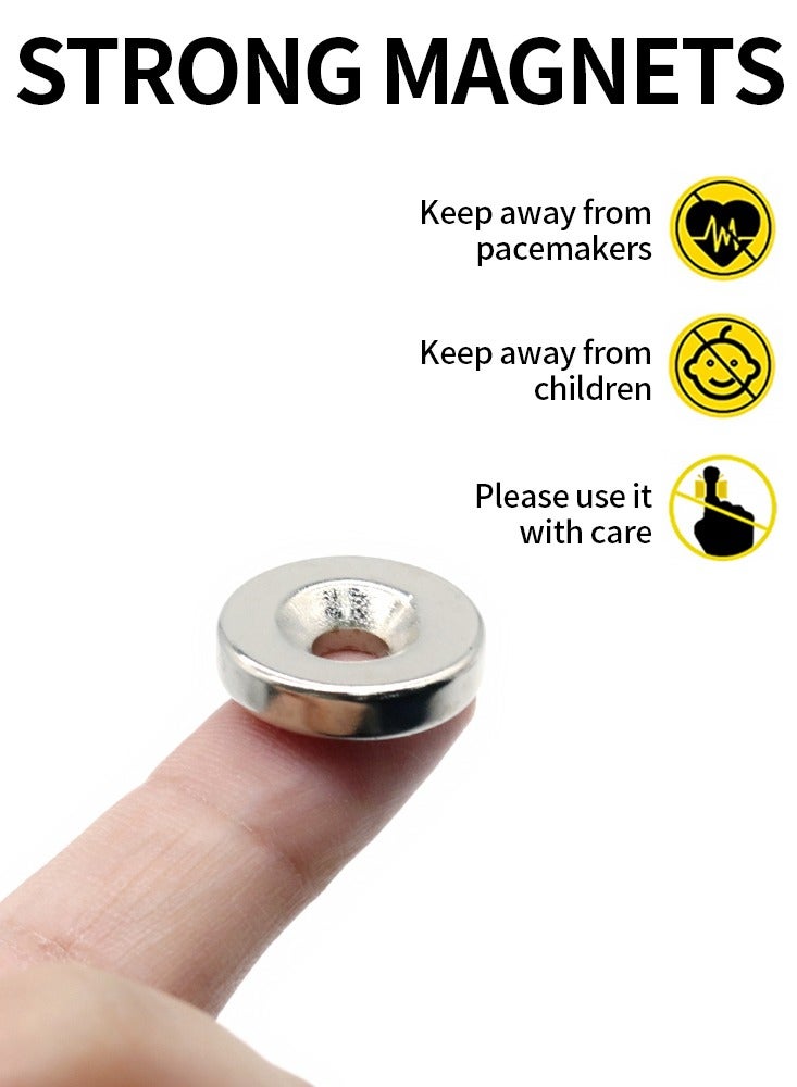 5Pcs 0.79x0.2-0.2 Refrigerator Magnet Neodymium Magnet 20mm x 5mm Hole 5mm NdFeB N35 Round Super Powerful Strong Permanent Magnetic imanes Disc  - Image 2