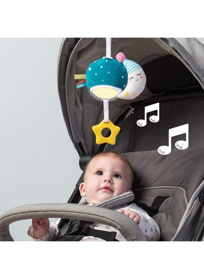Taf Toys Taf Toys Musical Mini Moon, On-The-Go Pull Down Hanging Music and Lights Infant Toy | Parent and Baby’s Travel Companion, Soothe Baby, Keeps Baby Relaxed While Strolling, for Newborns and Up  - Image 5