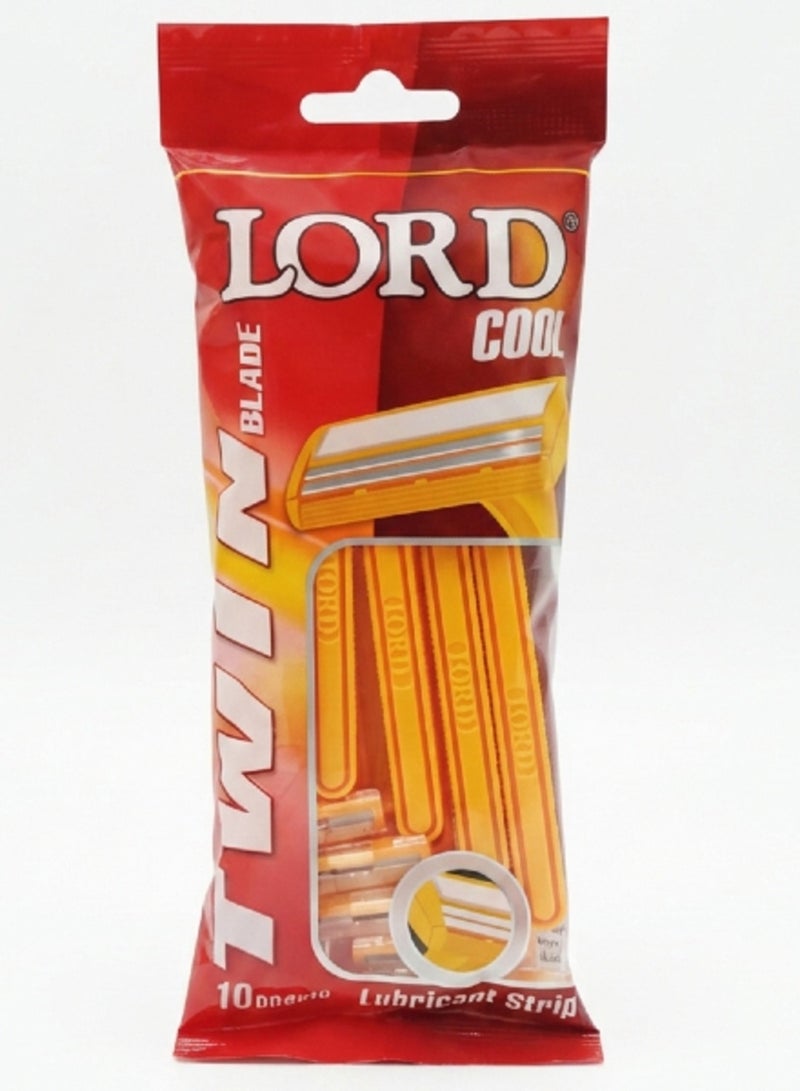 كول ماكينات حلاقة رجالي 2 شفرة بشريط مرطب – عبوة 10 قطع