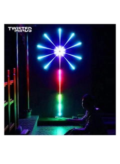 TWISTED MINDS Twisted Minds Firework LED Lights USB Powered Room Decor, Music Sync LED Lights for Bedroom with Launch Burst Effect, RGB LED Strip Lights App and Remote Control  - Image 1