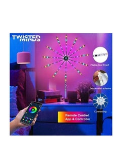 TWISTED MINDS Twisted Minds Firework LED Lights USB Powered Room Decor, Music Sync LED Lights for Bedroom with Launch Burst Effect, RGB LED Strip Lights App and Remote Control  - Image 3