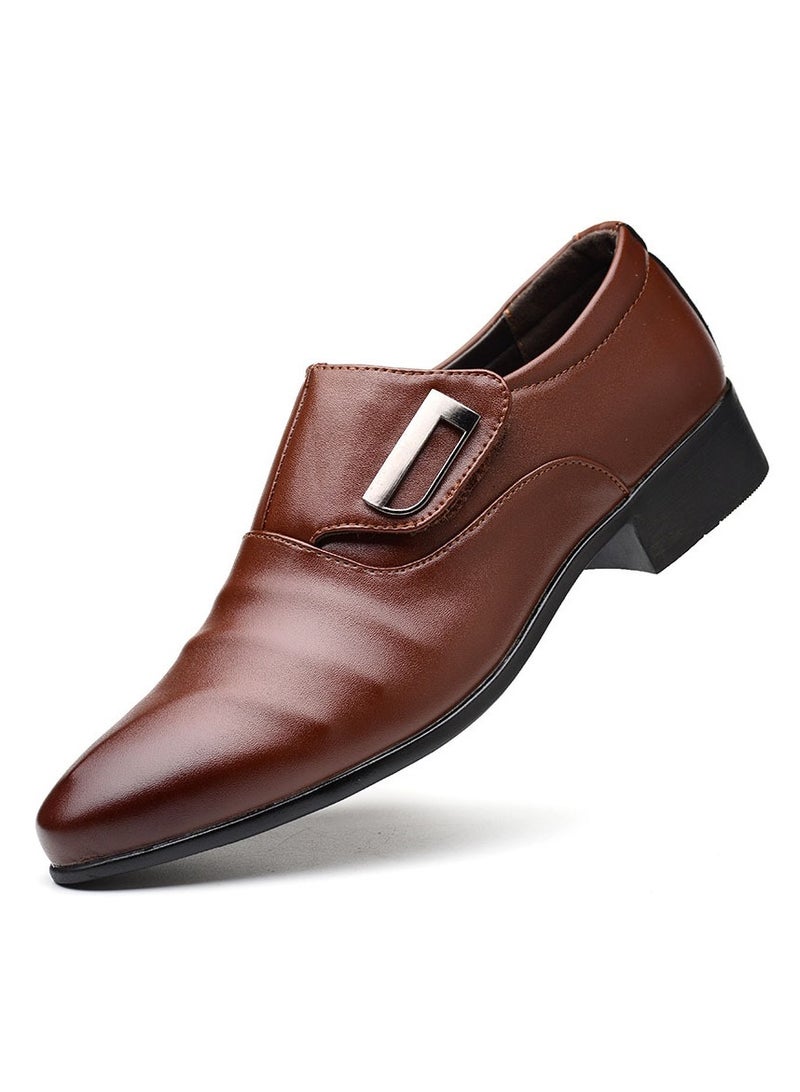 Shougu Versatile Retro Casual Leather Shoes  - Image 1