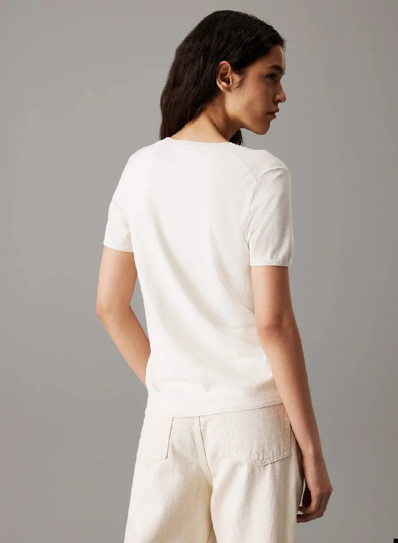 CALVIN KLEIN Viscose Blend T-shirt Jumper