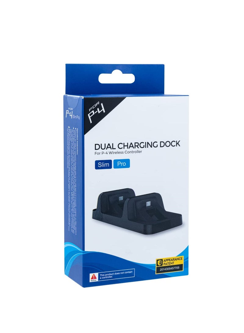 2 in 1 Dual Charging Dock Station for Sony Playstation 4 PS4 Wireless Controller PS4