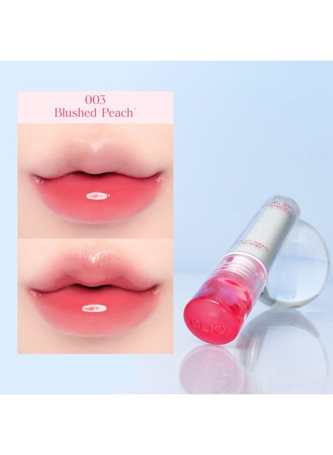CLIO PROFESSIONAL تلوين كريستال غلام من كليو | لمسة لامعة، خفيفة الوزن، غير محسوسة، قابلة للبناء، زجاجية، ملساء، تدوم طويلاً، حيوية، شفافة، لامعة، مرطبة، مرطبة (03 خوخ وردي) - Image 3