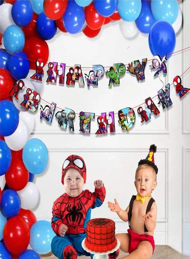 Seyal® Spde and His Amzing Frinds Happy Birthday Banner - Image 3