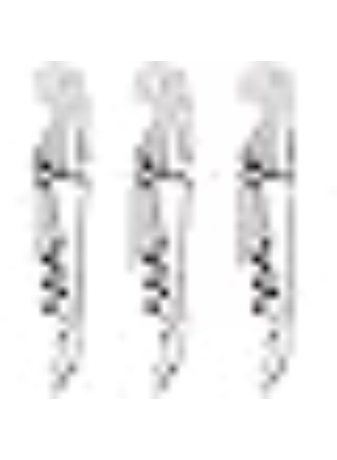 Beverage Bottle Opener with Foil Cutter, Classic Stainless Steel All-in-One Bottle Opener with Double Hinges for Restaurants and Waiters, Set of 1 (Silver) - Image 4