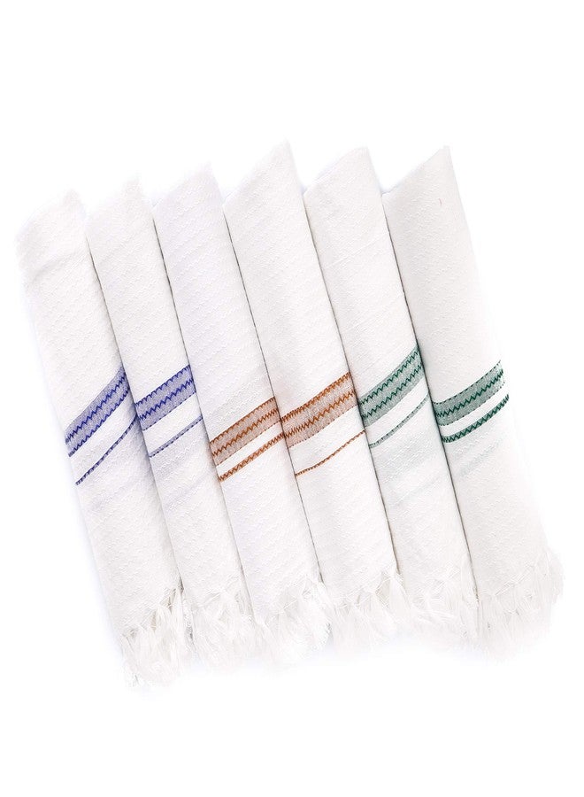 AVKA Studio Lightweight Cotton Towels Handloom Indian Bath Towel Quick Drying Fast Absorbent 30x60 Inches Set of 2 - Image 3