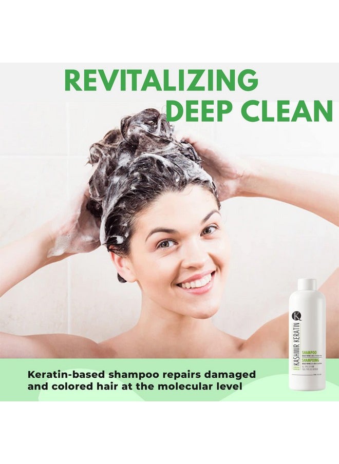Kashmir Keratin - Enriched Shampoo Sulfate Paraben Free For All Types Of Hair New Presentation (16 Fl. Oz) - Image 1