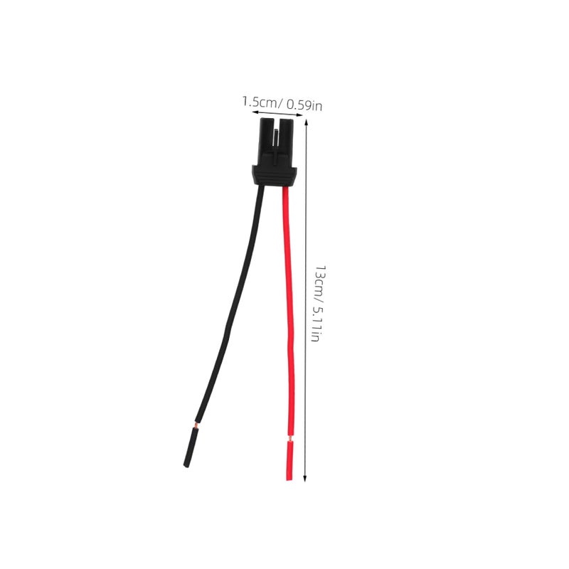 قطعتان من حامل تمديد مقبوس مصباح السيارة موصل لمصابيح لوحة الترخيص والعلامة الجانبية للوحة القيادة - Image 3