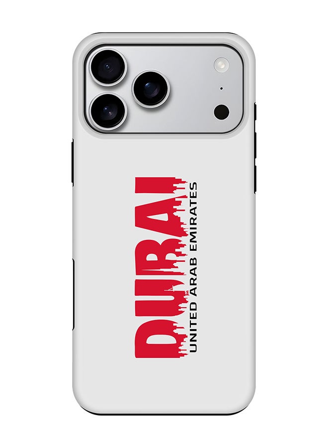 Stylizedd غطاء مغناطيسي قوي برو لهاتف آيفون 17 برو ماكس، طبقتين هجين من PC + TPU - أفق دبي