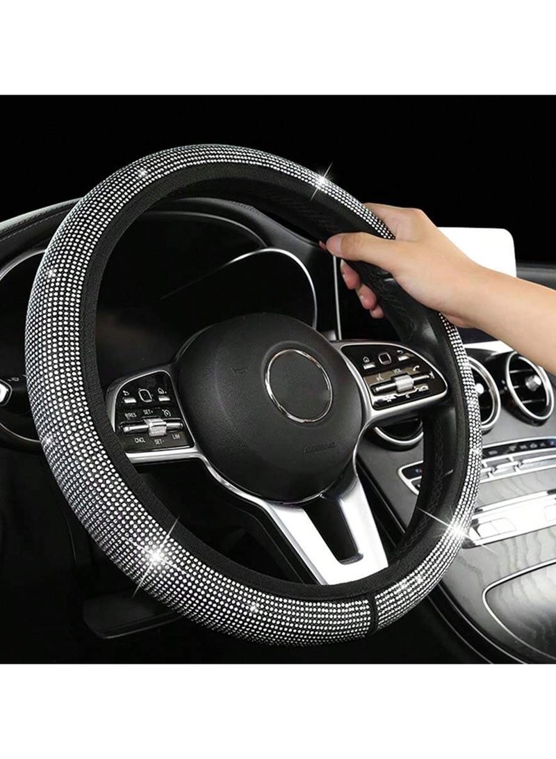 Agc AGC-Adjustable Car Steering Cover Stretch Elastic Steering Wheel Cover DIY Steering Cover. - Image 3
