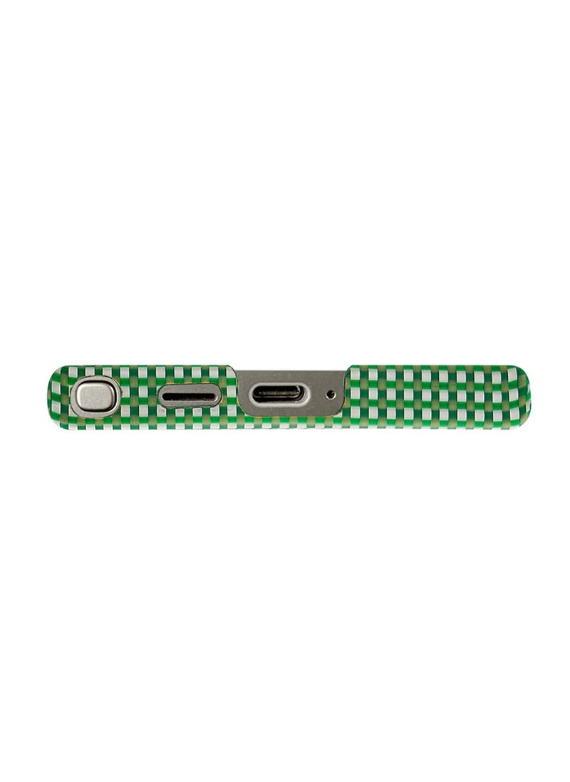 PITAKA PITAKA S24 Ultra Case 6.8 Inch Compatible with Mag Safe Slim & Light Samsung Galaxy S24 Ultra Case 1500D Aramid Fiber Made  MagEZ Case 4 - Forest  - Image 3