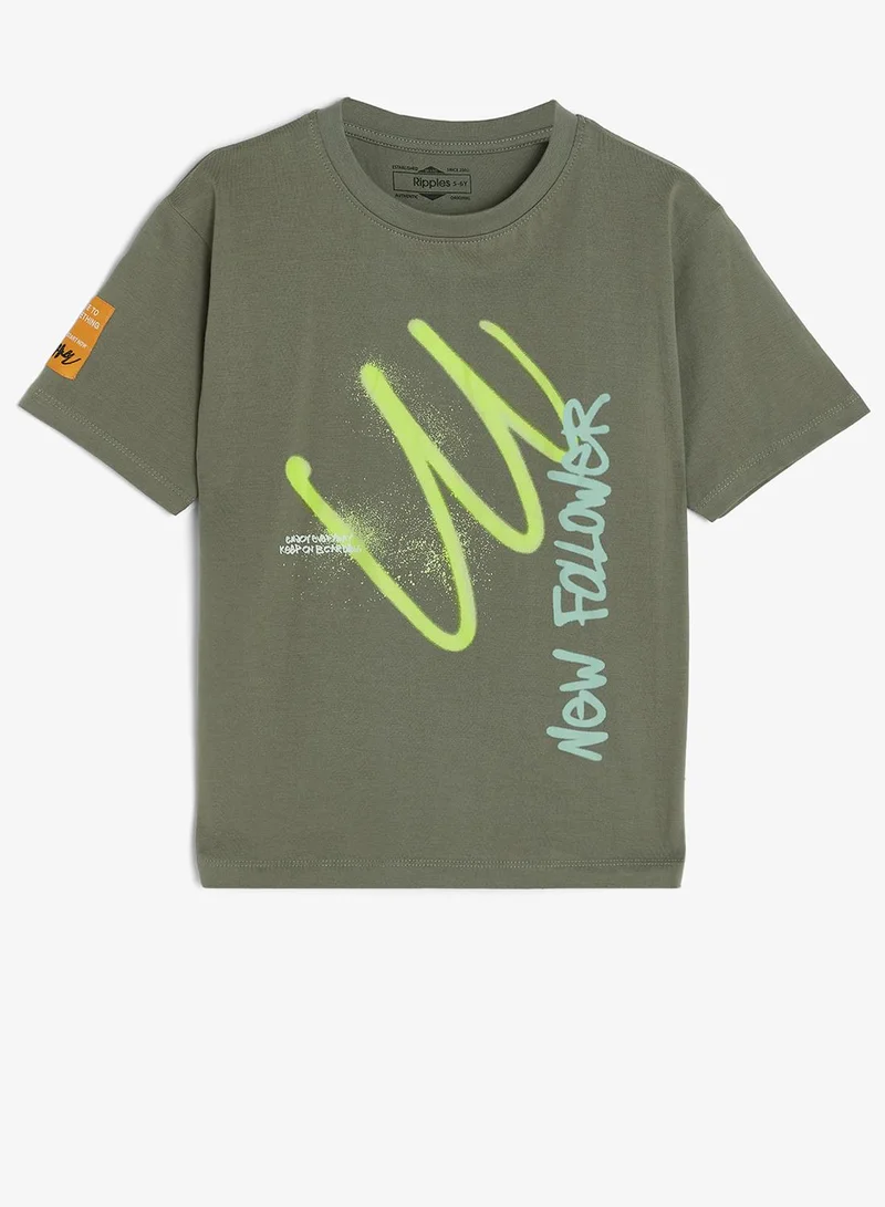 Ripples Boys Drop Shoulder T-Shirts