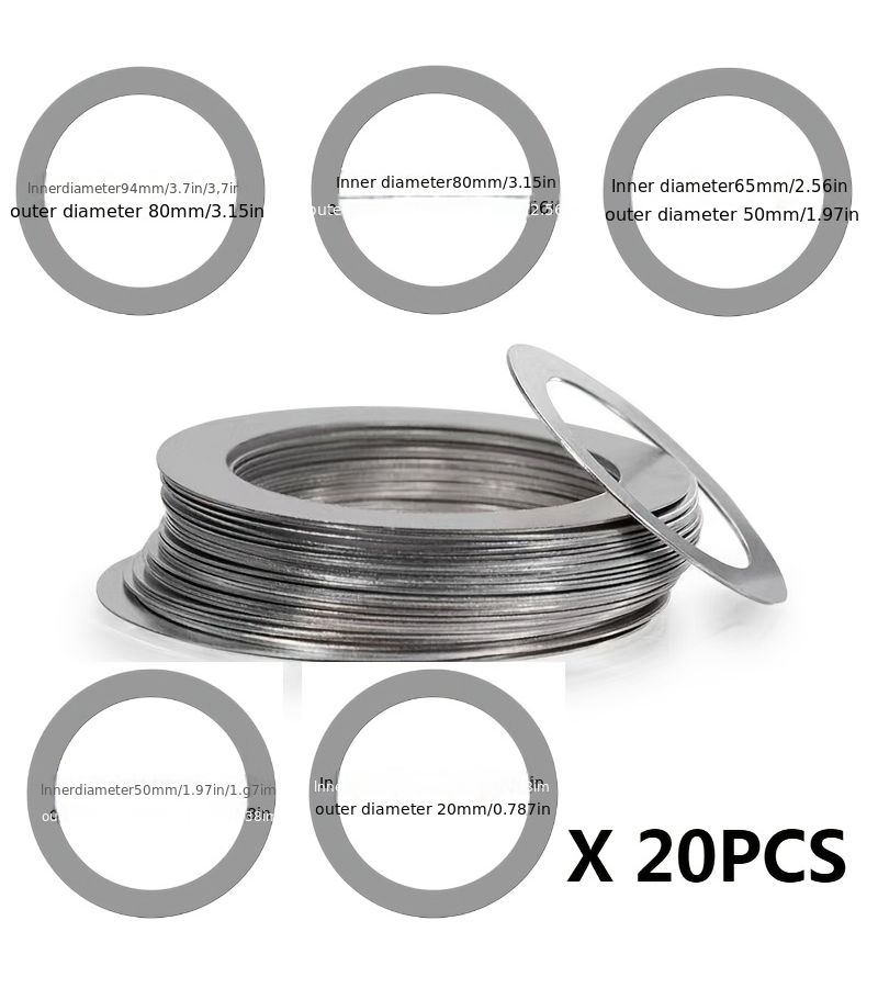 20 Pcs Heavy Duty Desk Fastener O Clamp 50 To 60mm Space Connector With Screw - Image 1