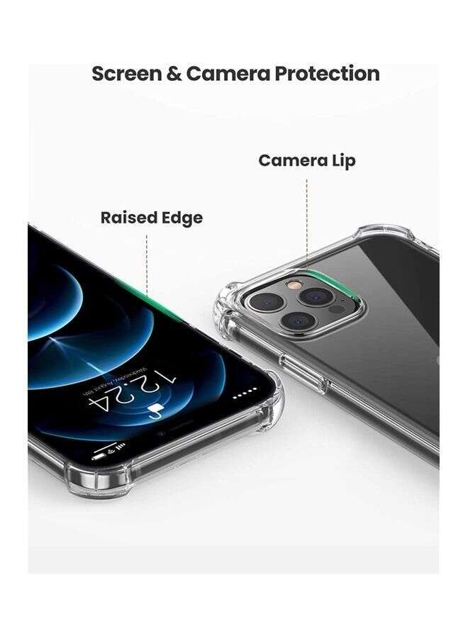 غطاء حماية لهاتف آيفون 12 برو من أبل شفاف - Image 2