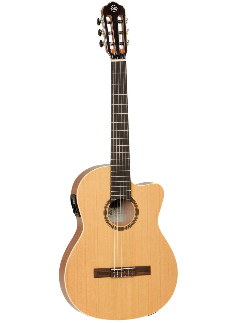 Tanglewood Electro-Classical Guitar EM-DC2 Enredo Madera Dominar Thinline – Natural Gloss Finish - Image 1