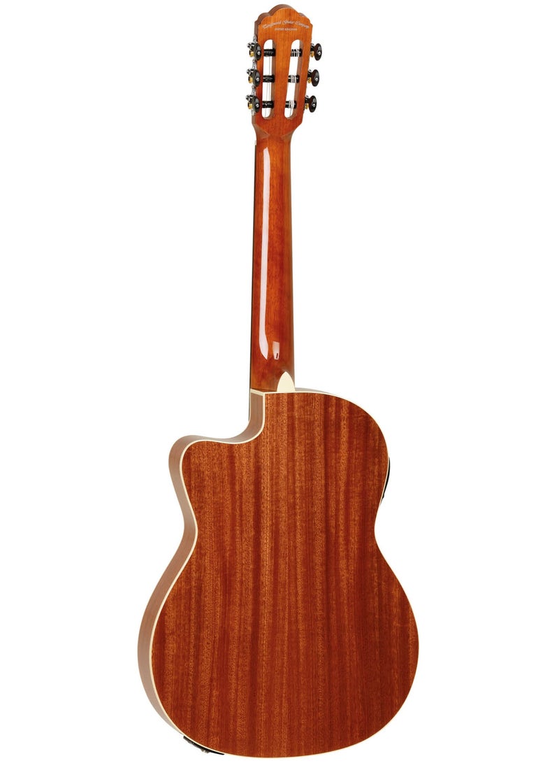 Tanglewood Electro-Classical Guitar EM-DC2 Enredo Madera Dominar Thinline – Natural Gloss Finish - Image 2