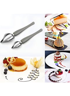 304 Stainless Steel 2 Pieces Dessert Food Sauce Plate Garnishing Spoon CIN780 - pzsku/Z1F6A4AA7A0CB4E68E3A9Z/45/_/1725791918/276e87d2-8b82-42eb-8d51-274e642eda17