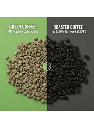 VITASIGN Green Coffee+ 450mg Green Coffee Extract, Chlorogenic Acids, 90 Vegan Capsules, Made in Germany - view 5