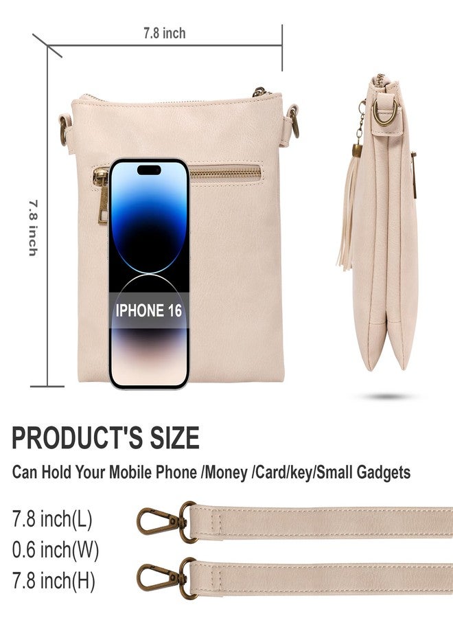 seOSTO Womens Middle Crossbody Bag For Woman, Tassel Wallet Purse，Gifts For Teenage Girls - Image 3