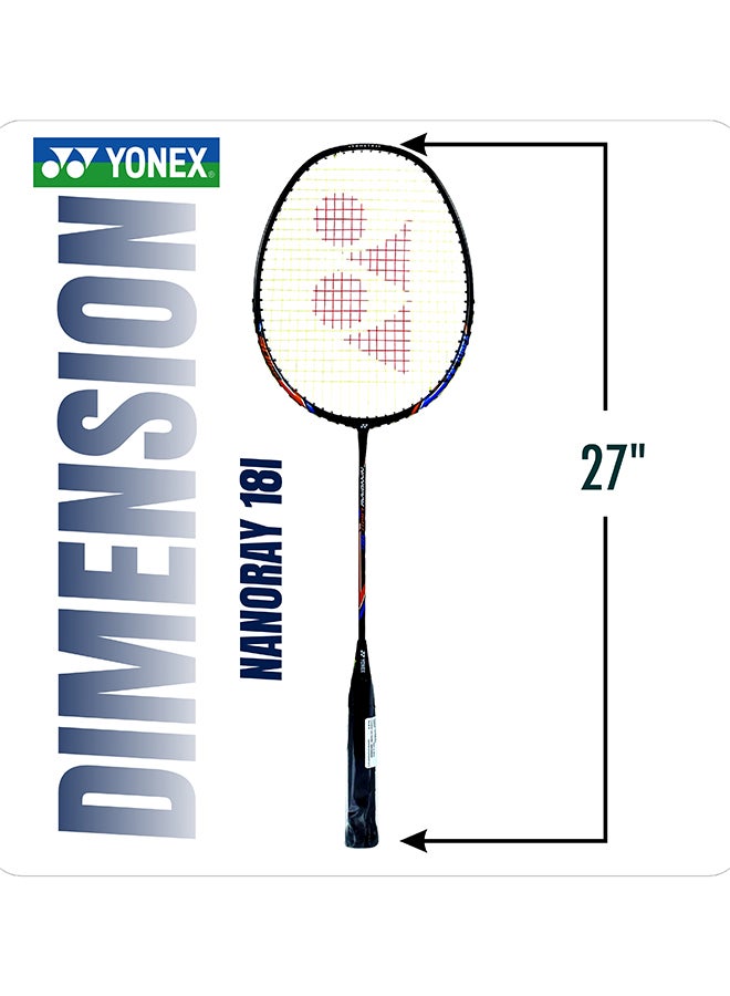 Yonex Nanoray Light 18i Strung Badminton Racquet with Full Cover – Lightweight High-Speed Frame for Fast Swing, Quick Control and All-Round Performance - Image 4