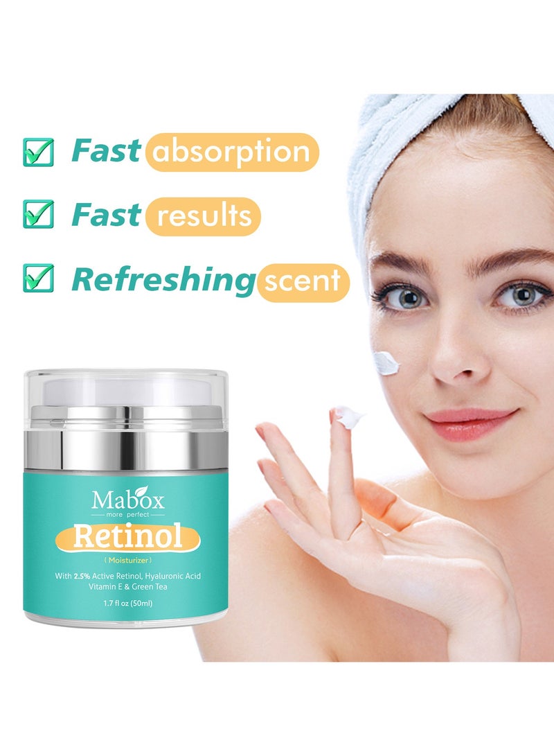 MABOX Retinol Cream 2.5 Light Blue Packaging - Image 4