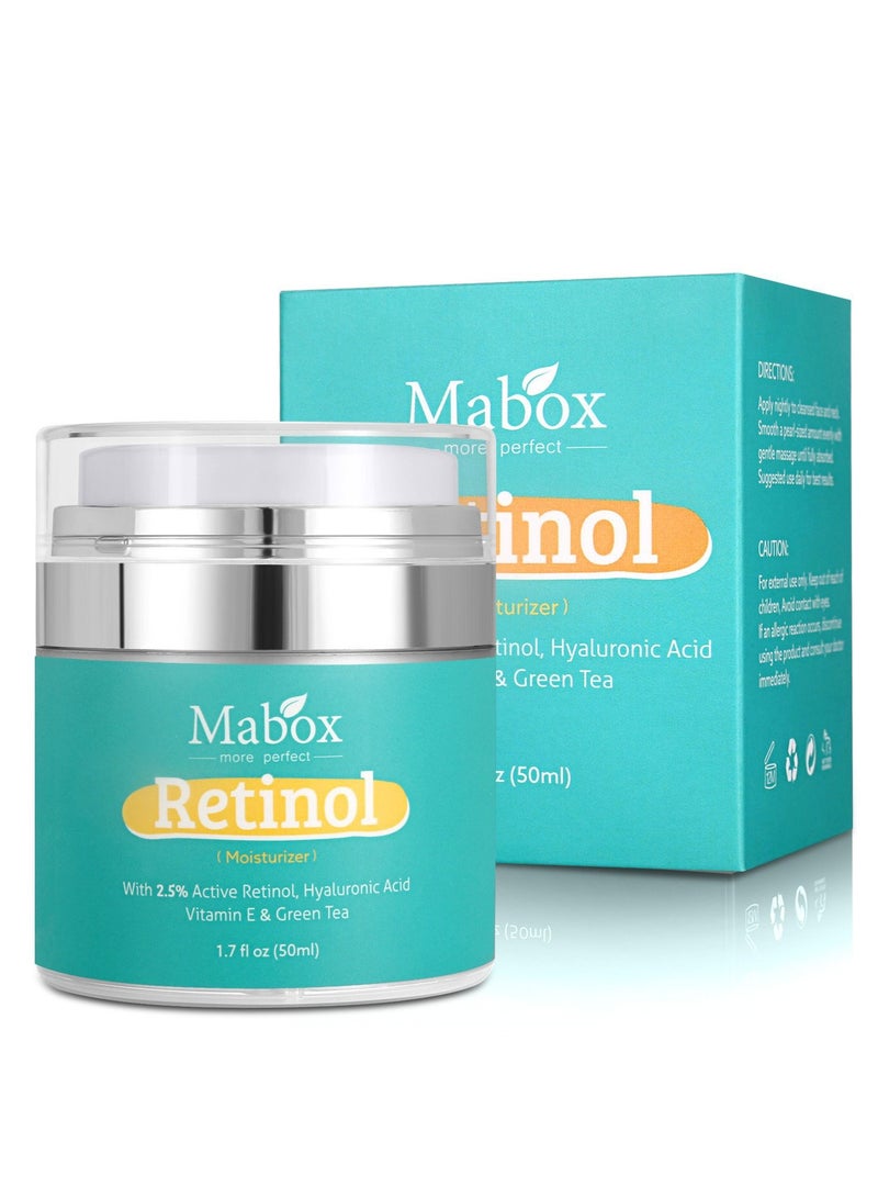 MABOX Retinol Cream 2.5 Light Blue Packaging - Image 1
