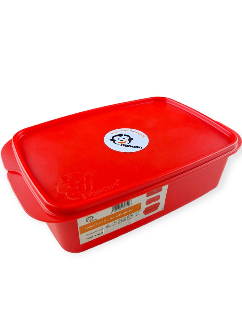 Banana Banana Lunch Box 1.5L with splitter  - Image 4