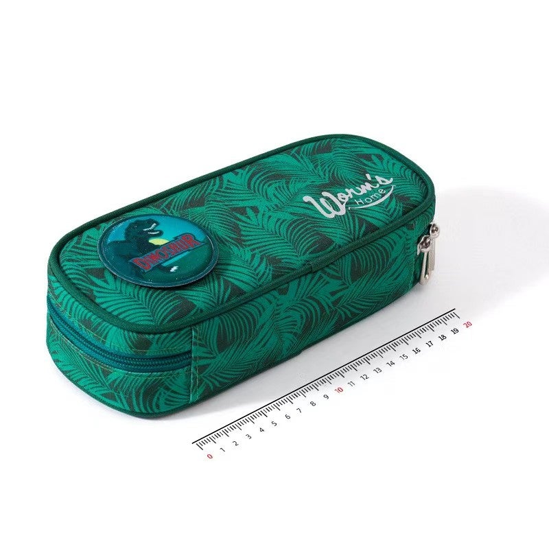 Kids Pencil Case Dinosaur Design 6-12 Years, School Supplies for Kids Large Capacity Lightweight Easy-to-Clean Stationery Bag