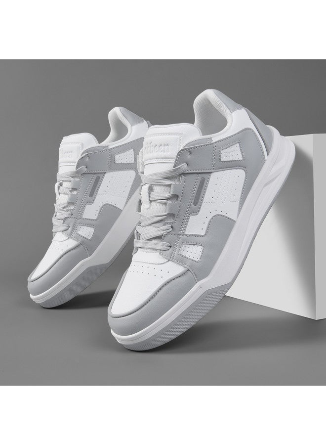 Cabbeen Men's Shoes Autumn New Trend Color Blocking Versatile Sneakers Comfortable Minimalist Style Men's Casual Skate Shoes - Image 4