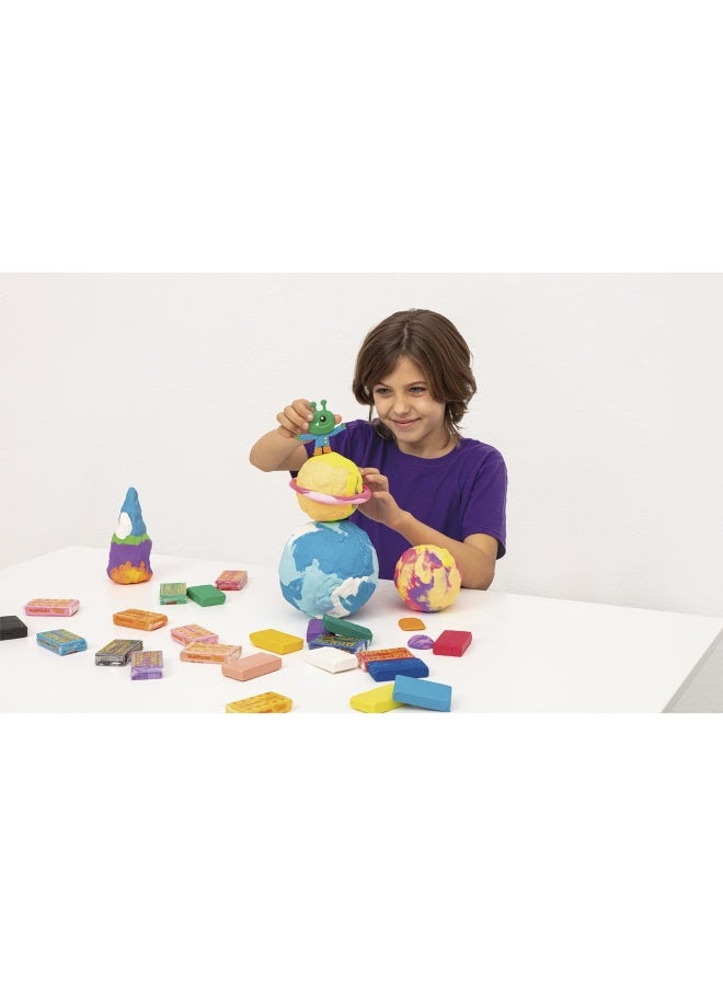 Jovi Plastilina Pack 100 Vegetable Based Modelling Clay 30 Bars Of 50 Grams Basic Multicolor Assortment Gluten Free 70B - Image 4