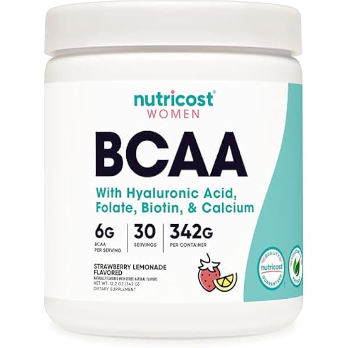 Nutricost BCAA for Women (Strawberry Lemonade, 30 Servings) - Formulated Specifically for Women - Non-GMO and Gluten-Free - Image 1