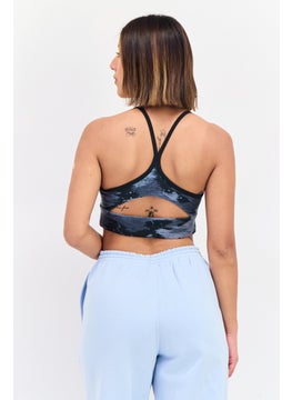 Reebok Women Brand Logo Padded Sports Bra, Multicolor  - Image 4
