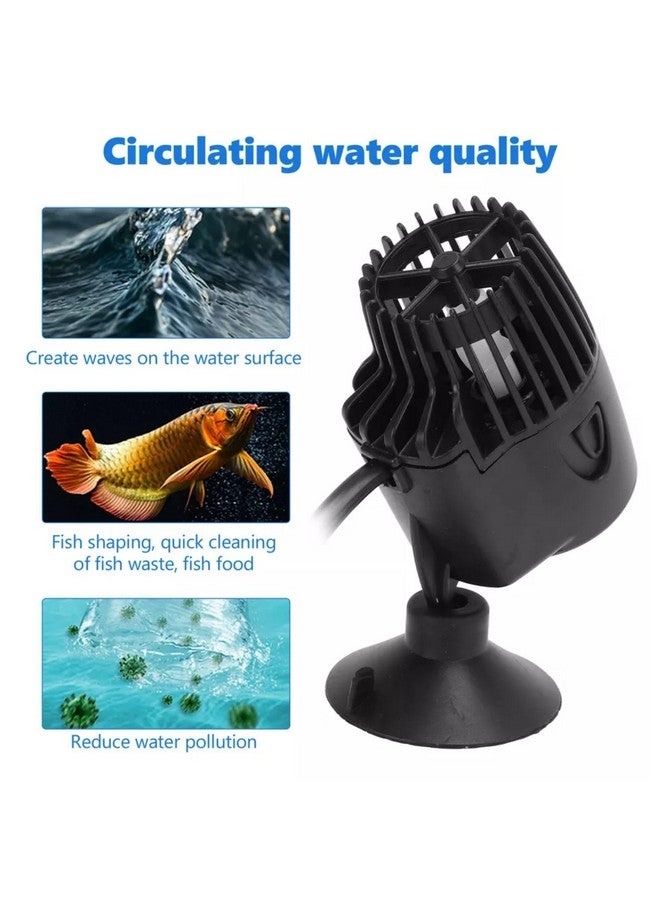 VAYINATO (Xl-100M | 6W | 3000L/H | Fit For 2 Feet Tank) 360 Degree Rotating Single Head Aquarium Super Wave Maker With Strong Suction Base | Improve Water Movement By Petzlifeworld - Image 3
