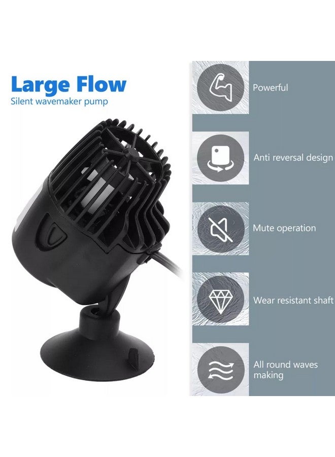 VAYINATO (Xl-100M | 6W | 3000L/H | Fit For 2 Feet Tank) 360 Degree Rotating Single Head Aquarium Super Wave Maker With Strong Suction Base | Improve Water Movement By Petzlifeworld - Image 2