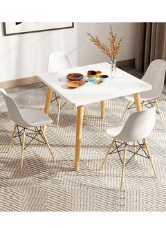 1 80cm square table +4 Table