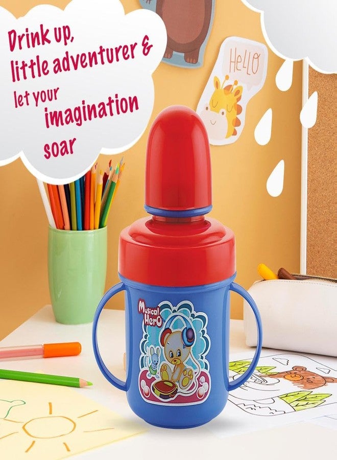 Zerya Hippo Stainless Steel Baby Spout Sipper Cup for Kids/Toddler with Soft Silicone 250 ML (Blue) - Image 2