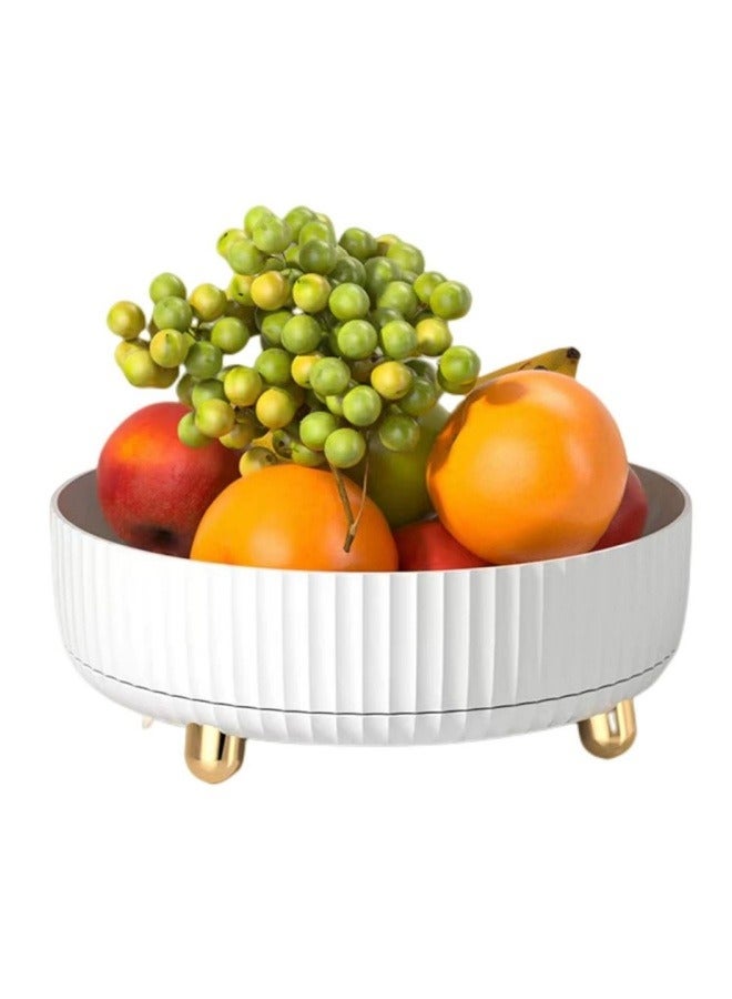MIXDE 360 Rotating Multifunctional Storage Tray, Rotary Table Diameter 28cm,Keep Your Countertop, Dresser, Vanity, Bedroom, Dressing Room, Kitchen, And Bathroom Tidy  - Image 1