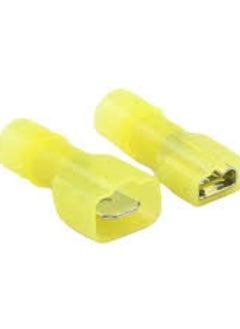 KNP KNP Insulated Electrical Terminals Ensure secure and efficient electrical connections with this pack of 100 insulated electrical terminals, model FDFN 5.5-250.  - Image 1