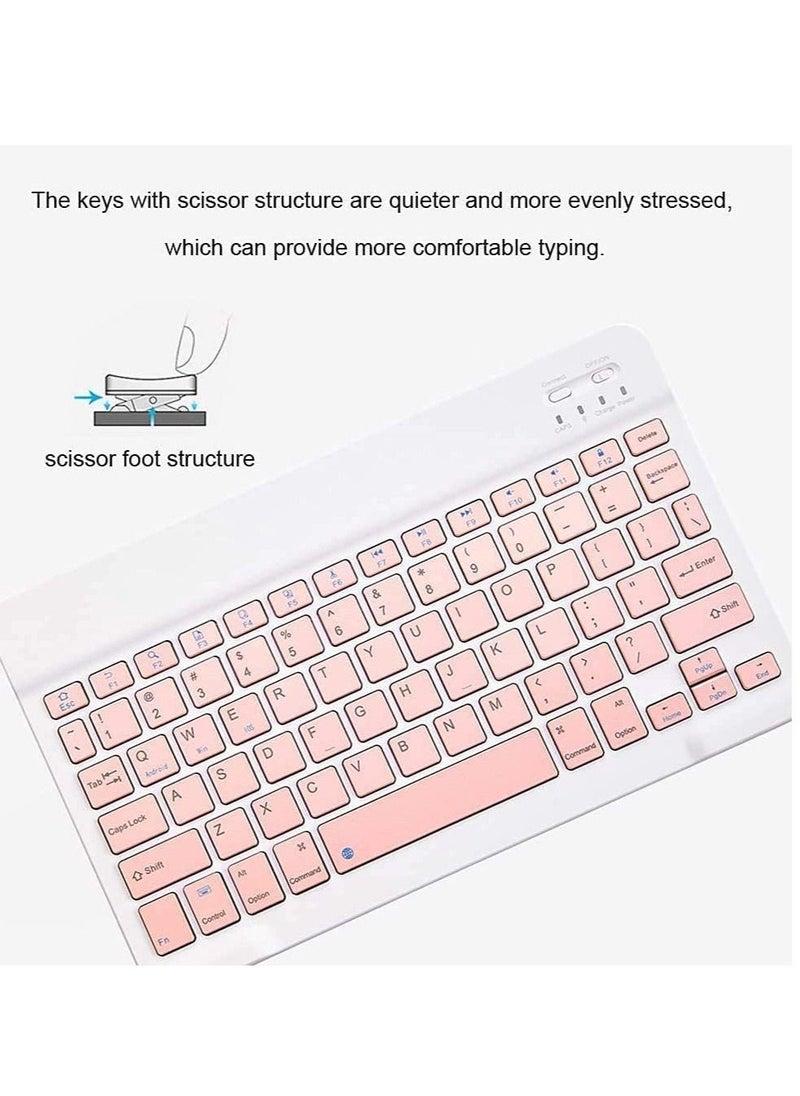 Wireless Mouse Keyboard Set for Android Windows Tablet Cell Phone iPhone iPad Pro Air Mini  - Image 2