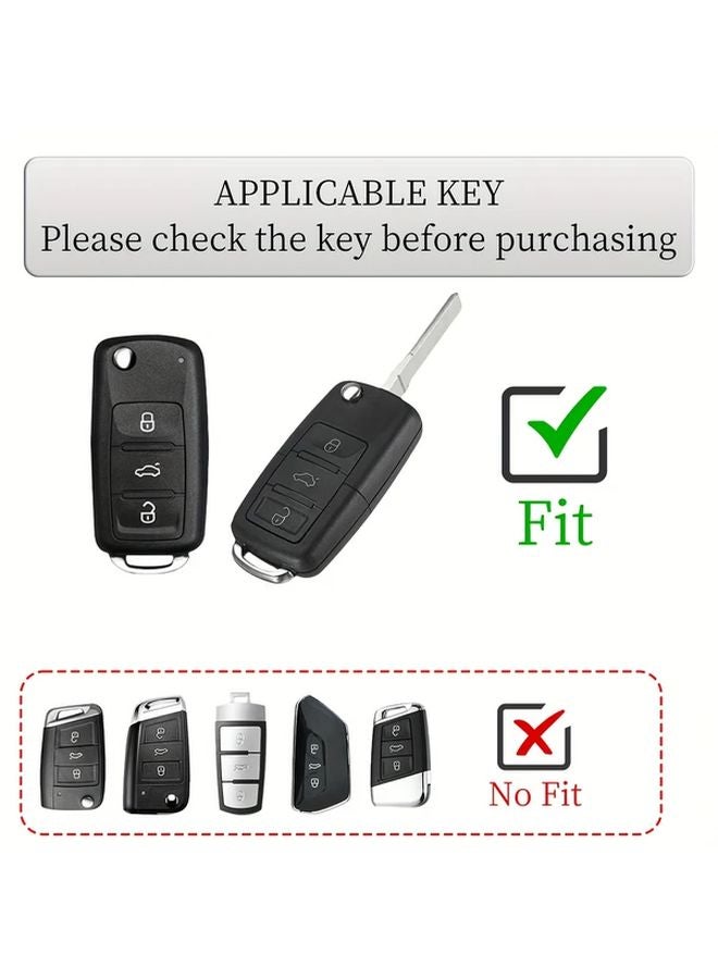 Pink TPU Key Fob Cover For Volkswagen Golf Passat Skoda Octavia Protective Shell - Image 3