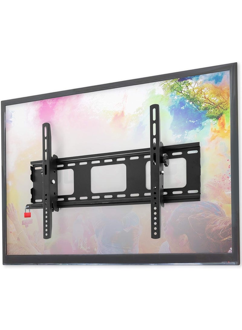 TV Wall Mount – Adjustable Tilt for 33–65 Inch Screens, Max VESA 600x400mm, Compatible with LCD/LED/OLED/QLED, Anti-Theft, Heavy Duty - Image 1