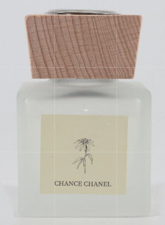 GLAMOUR Highly Scented Chance Chanel Reed Diffuser Oil In Glass Bottle With Reed Stick 50 ML Natural Fragrance For Home Living Room And Washrooms - Image 3