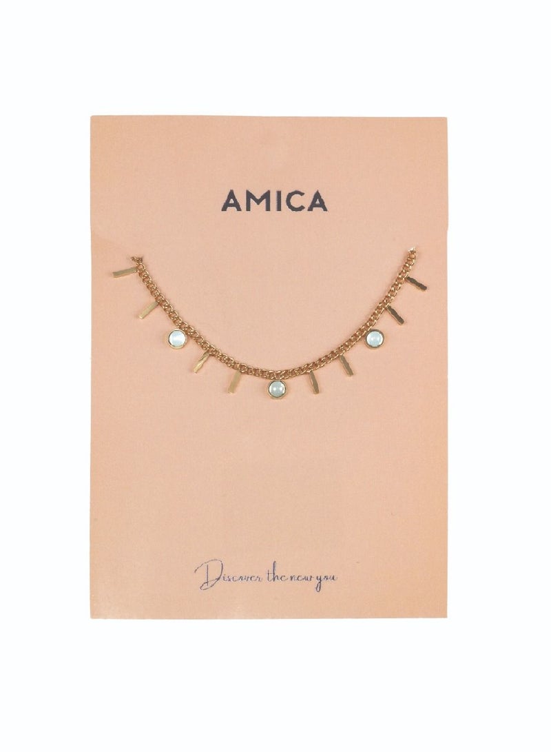 AMICA Statement Necklaces with Beaded Charms - Image 3