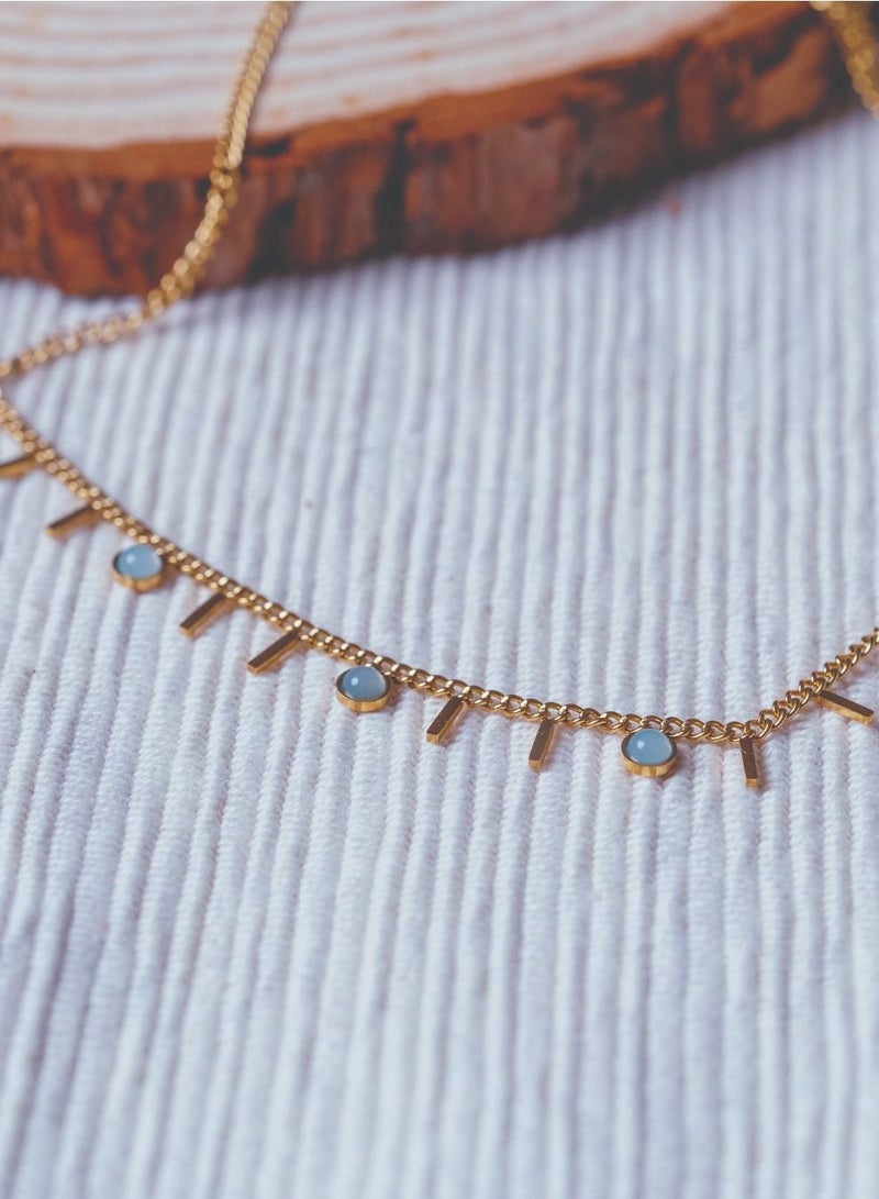 AMICA Statement Necklaces with Beaded Charms - Image 2