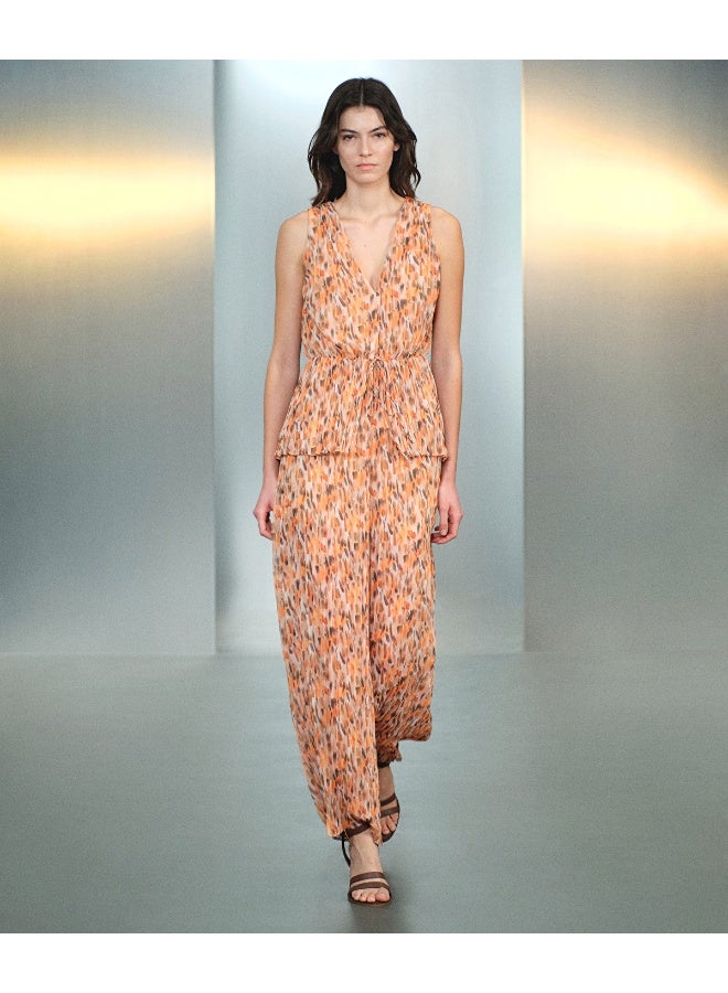 Ipekyol Wide Leg Patterned Jumpsuit - Image 2