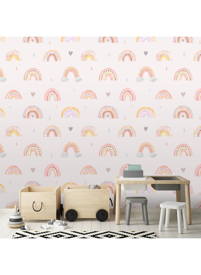 Bluejw European And American Happy Childhood Seamless Self-adhesive Wallpaper Wallpaper Children's Room Background Transformation Wallpaper RW118-130 - Image 2